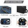 image:imageBAGSMART Toiletry Bag for Men Canvas Travel Toiletry Organizer Dopp Kit Waterresistant Shaving Bag for Toiletries AccessoriesGreyLargeNavy Blue