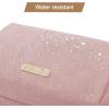 image:imageBAGSMART Toiletry Bag for Men Canvas Travel Toiletry Organizer Dopp Kit Waterresistant Shaving Bag for Toiletries AccessoriesGreyLargePink