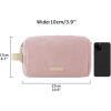 image:imageBAGSMART Toiletry Bag for Men Canvas Travel Toiletry Organizer Dopp Kit Waterresistant Shaving Bag for Toiletries AccessoriesGreyLargePink