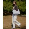 image:imageBAGSMART Tote Bag for Women Lightweight Puffy Tote Bag with Compartments Shoulder Bag Handbag for Travel Work Gym  Lightweight Puffy Quilted for Travel WorkLight Gray