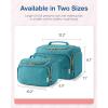 image:imageBAGSMART Travel Toiletry Bag for Women Cosmetic Bag Makeup Bag Organizer with Handle Travel Bag for Toiletries Travel Accessories Full Sized ContainerBlue
