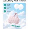 image:imageBAGSMART Travel Toiletry Bag for women Portable Hanging Hook Makeup Bag Organizer Waterproof Makeup Cosmetic Bag for FullSize Accessories ToiletriesBlackDusty Rose