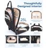 image:imageBAGSMART Underseat Carry On Luggage Airline approved16inch Small Underseater Softside Travel Suitcase with Wheels Lightweight Overnight Rolling Carryon Luggage for Women Men WeekenderBlackBlack