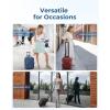 image:imageBAGSMART Underseat Carry On Luggage Airline approved16inch Small Underseater Softside Travel Suitcase with Wheels Lightweight Overnight Rolling Carryon Luggage for Women Men WeekenderBlackRed
