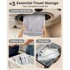 image:imageBAGSMART Vacuum Bags for Travel with Rechargeable Air Pump Portable Space Saver Bags for Travel amp Home Vacuum Compression Seal Bag for Clothing Blanket 21 Pack MulticolorMulticolor