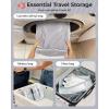 image:imageBAGSMART Vacuum Bags for Travel with Rechargeable Air Pump Portable Space Saver Bags for Travel amp Home Vacuum Compression Seal Bag for Clothing Blanket 21 Pack MulticolorGray
