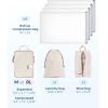 image:imageBAGSMART Wet Dry Bags 5 Pack Travel Bags Reusable for Swimsuits GreyGrey