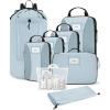 image:imageBAGSMART Compression Packing Cubes 6 PCS Packing Cubes for Suitcases Travel Bags Organizer for Luggage Lightweight Packing Cube for Travel EssentialsBlue