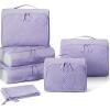 image:imageBAGSMART Packing Cubes for Suitcases 6 Set Suitcase Organizer Bags Set