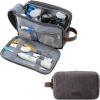 image:imageBAGSMART Toiletry Bag for Men Canvas Travel Toiletry Organizer Dopp Kit Waterresistant Shaving Bag for Toiletries AccessoriesGreyLargeGrey