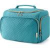 image:imageBAGSMART Travel Toiletry Bag for Women Cosmetic Bag Makeup Bag Organizer with Handle Travel Bag for Toiletries Travel Accessories Full Sized ContainerBlue