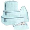 image:imageBAGSMART Wet Dry Bags 5 Pack Travel Bags Reusable for Swimsuits GreyBlue