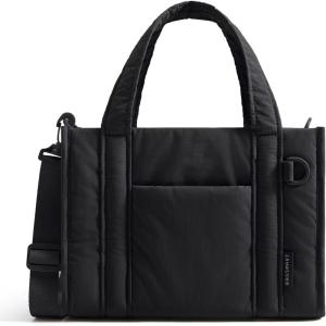 image:imageBAGSMART Boxy Tote Bag for Women Crossbody Bag with Zipper Crush Bow Purses for Travel Work CollegeClassic