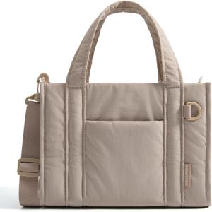 image:imageBAGSMART Boxy Tote Bag for Women Crossbody Bag with Zipper Crush Bow Purses for Travel Work CollegeKhaki