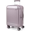 image:imageBAGSMART Carry On Luggage 22x14x9 Airline Approved with Spinner Wheels Travel TSA Approved 100 PC Hard Shell Suitcases 20 Inch Expandable Luggage with TSA Lock Dark Sea GreenPurple