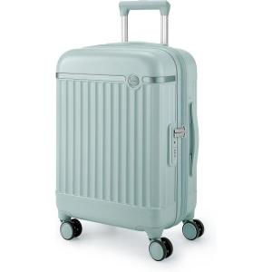 image:imageBAGSMART Carry On Luggage 22x14x9 Airline Approved with Spinner Wheels Travel TSA Approved 100 PC Hard Shell Suitcases 20 Inch Expandable Luggage with TSA Lock Dark Sea GreenDark Sea Green