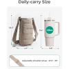image:imageBAGSMART Magnetic 40oz Water Bottle Holder with Strap Crossbody Purse Gym Accessories for WomenCamel