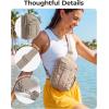 image:imageBAGSMART Small Crossbody Bags for Women Puffer Sling Bag Fanny Packs Purses Hobo Handbag for Daily Travel HikingChocolate