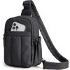 image:imageBAGSMART Small Crossbody Bags for Women Puffer Sling Bag Fanny Packs Purses Hobo Handbag for Daily Travel HikingBlack