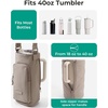 image:imageBAGSMART 40oz Magnetic Water Bottle Holder with Strap Drink Carrier Bag Crossbody Gym Bag Gym Accessories for WomenMenCoral