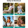 image:imageBAGSMART 40oz Magnetic Water Bottle Holder with Strap Drink Carrier Bag Crossbody Gym Bag Gym Accessories for WomenMenIvory