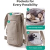 image:imageBAGSMART 40oz Magnetic Water Bottle Holder with Strap Drink Carrier Bag Crossbody Gym Bag Gym Accessories for WomenMenSage