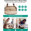 image:imageBAGSMART Canvas Tote Bag for Women Work Tote Bag with Zipper Crossbody Handbag for Travel Teacher NurseCamel