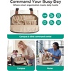 image:imageBAGSMART Canvas Tote Bag for Women Work Tote Bag with Zipper Crossbody Handbag for Travel Teacher NurseKhaki