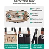 image:imageBAGSMART Canvas Tote Bag for Women Work Tote Bag with Zipper Crossbody Handbag for Travel Teacher NurseNavy