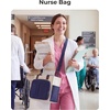 image:imageBAGSMART Canvas Tote Bag for Women Work Tote Bag with Zipper Crossbody Handbag for Travel Teacher NurseNavy