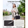 image:imageBAGSMART Canvas Tote Bag for Women Work Tote Bag with Zipper Crossbody Handbag for Travel Teacher NursePink