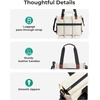 image:imageBAGSMART Canvas Tote Bag for Women Work Tote Bag with Zipper Crossbody Handbag for Travel Teacher NursePink
