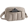 image:imageBAGSMART Fanny Packs for Women Cross Body Quilted Puffy Belt Bag with Pockets Fashion Waist Packs for Traveling Hiking PinkCamel