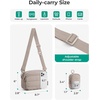 image:imageBAGSMART Small Crossbody Bags for Women Puffer Purse with Cute Pouch Hobo Shoulder Handbag for Daily Casual Travel WorkForest Green