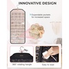 image:imageBAGSMART Hanging Jewelry Organizer Jewelry Holder Organizer Accessories Organizer 68 Pocket Earring Organizer Organizer for Wall Holding JewelriesLarge Black 1 Piece