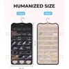 image:imageBAGSMART Hanging Jewelry Organizer Travel Jewelry Holder with 56 Zipper Pockets for Closet or Wall Large Jewelry Storage Black