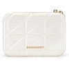 image:imageBAGSMART Travel Jewelry Box Small PU Leather Jewelry Organizer Portable Double Layer Case for Necklaces Rings Earrings Bracelets PinkBeige