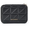 image:imageBAGSMART Travel Jewelry Box Small PU Leather Jewelry Organizer Portable Double Layer Case for Necklaces Rings Earrings Bracelets PinkBlack