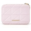 image:imageBAGSMART Travel Jewelry Box Small PU Leather Jewelry Organizer Portable Double Layer Case for Necklaces Rings Earrings Bracelets PinkPink