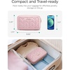 image:imageBAGSMART Travel Jewelry Case Jewelry Box Organizers and Storage Earings Holder Organizer for Women for Necklaces Bracelets RingsBlackAPink
