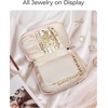 image:imageBAGSMART Travel Jewelry Case Jewelry Box Organizers and Storage Earings Holder Organizer for Women for Necklaces Bracelets RingsBlackAPink