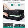 image:imageBAGSMART 2 Piece Luggage 20 Inch Carry On Suitcase with Spinner Wheels Polycarbonate Material BlueBlack