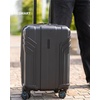 image:imageBAGSMART 2 Piece Luggage 20 Inch Carry On Suitcase with Spinner Wheels Polycarbonate Material BlueBlack