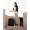 image:imageBAGSMART 2 Piece Luggage 20 Inch Carry On Suitcase with Spinner Wheels Polycarbonate Material BlueBlack