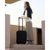 image:imageBAGSMART 2 Piece Luggage 20 Inch Carry On Suitcase with Spinner Wheels Polycarbonate Material BlueBlack