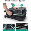 image:imageBAGSMART 2 Piece Luggage 20 Inch Carry On Suitcase with Spinner Wheels Polycarbonate Material BlueBlack