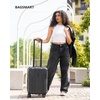 image:imageBAGSMART 2 Piece Luggage 20 Inch Carry On Suitcase with Spinner Wheels Polycarbonate Material BlueBlack