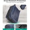 image:imageBAGSMART 2 Piece Luggage 20 Inch Carry On Suitcase with Spinner Wheels Polycarbonate Material BlueDark Blue