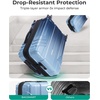 image:imageBAGSMART 2 Piece Luggage 20 Inch Carry On Suitcase with Spinner Wheels Polycarbonate Material BlueGradient blue