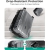 image:imageBAGSMART 2 Piece Luggage 20 Inch Carry On Suitcase with Spinner Wheels Polycarbonate Material BlueGray